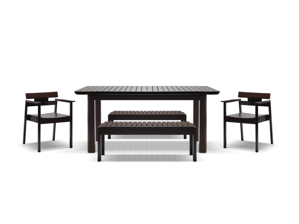 Calme-Jardin.com - Wakaya Set of Outdoor Furnitures, 4 Seats
